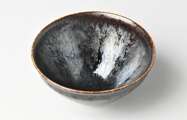 和泉良法 茶碗　金襴
