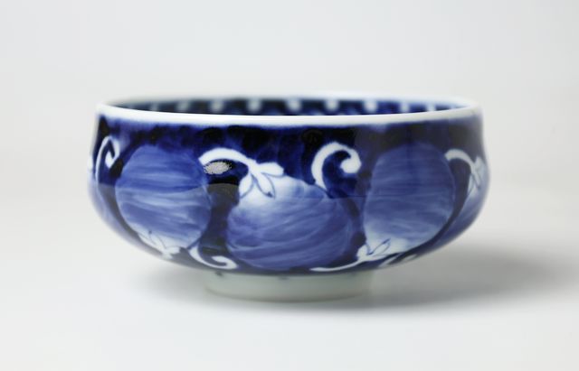 岩永 浩 　茄子文三方押向付