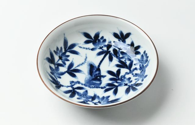 岩永 浩 花鳥文反向付
