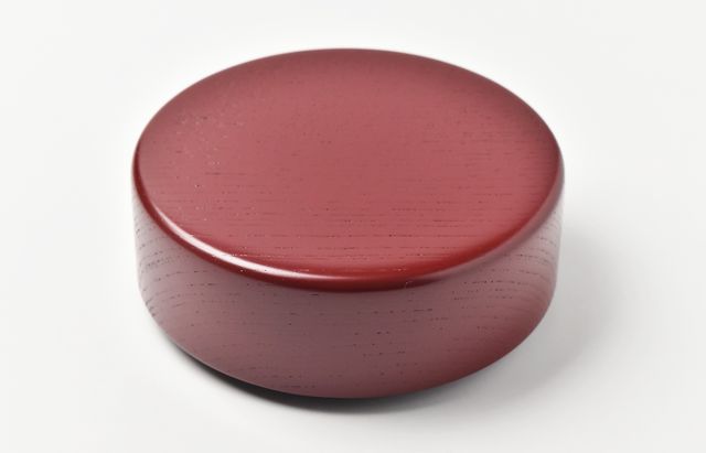 石川漆宝堂 ランチボックス朱【H】