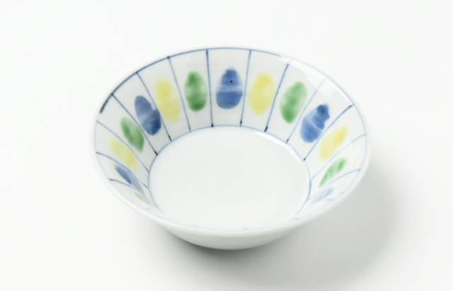 海野裕 色絵4寸鉢