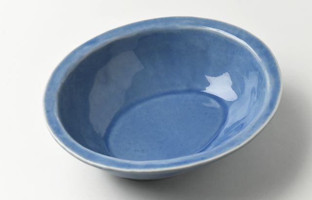海野裕 29 うすルリ楕円鉢