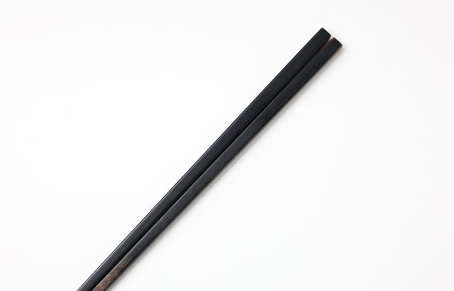 花田(山中・越前・その他の漆器) 極細箸（黒）