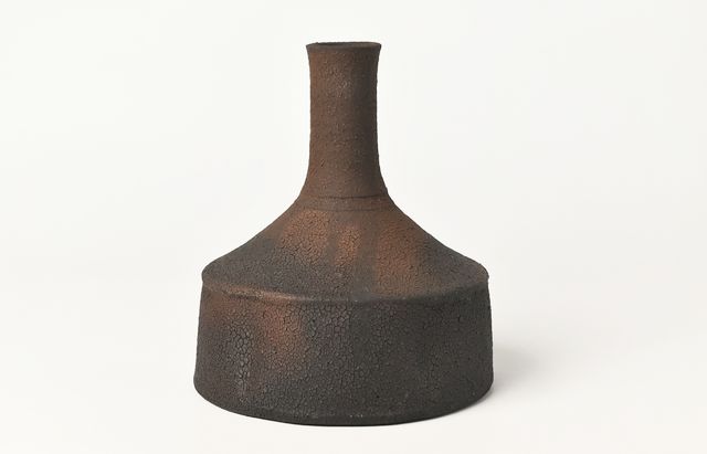 雪ノ浦裕一 14D 漆黒砧花器