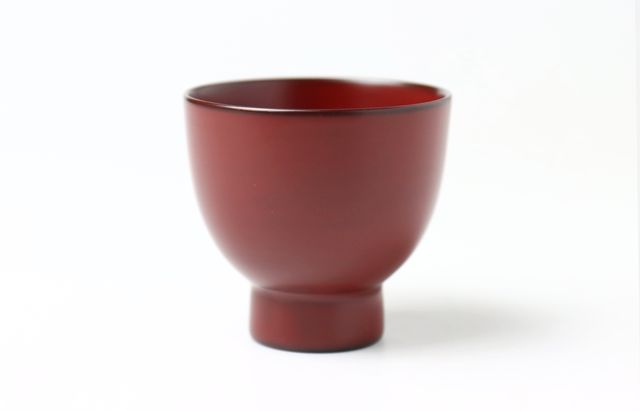玉山保男 酒杯 本朱 ミズメ