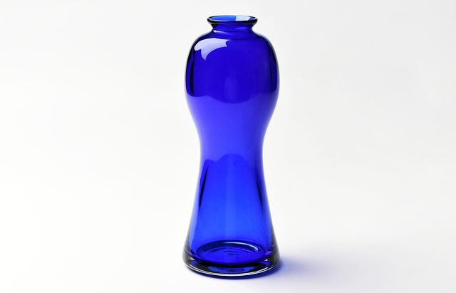 中山孝志 ブルー花器D