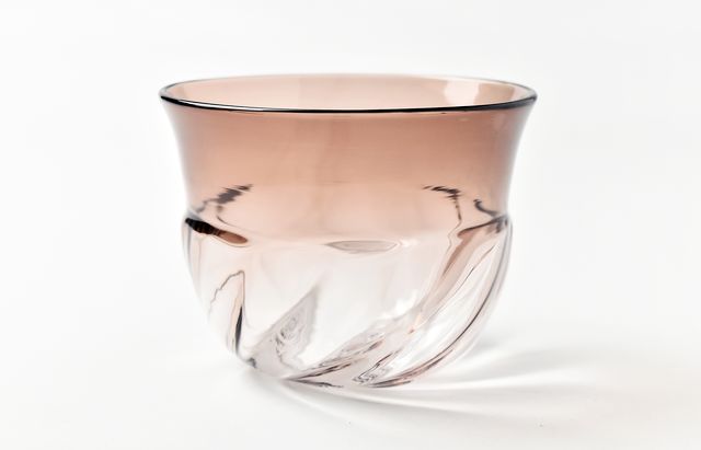 河上智美 レトロモールグラス（ラズベリー）