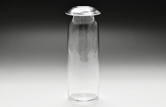 河上智美きのこ花器ロング（クリア）