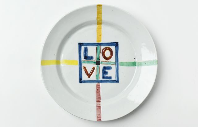 中尾万作 LOVEミート皿