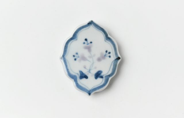 稲村真耶 紫花箸置