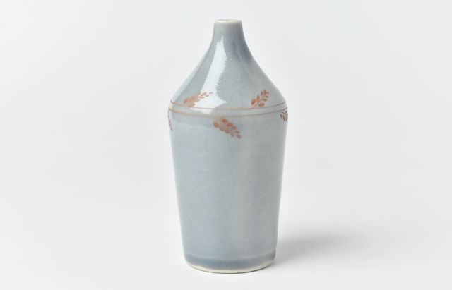 稲村真耶 渋蒼釉小瓶B