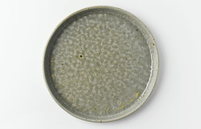 余宮隆 101 灰釉 9.5寸盆皿