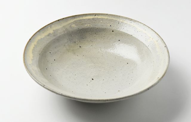 余宮隆 15 粉引 縁付7寸浅鉢