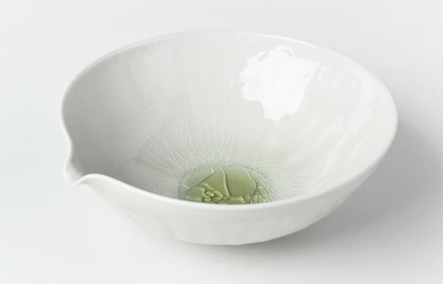 余宮隆 45 天草青白磁 片口6寸鉢