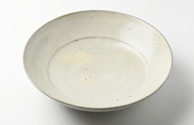 余宮隆 37 粉引 内鏡8寸鉢