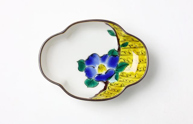 池島直人 2　モッコ小皿 山茶花
