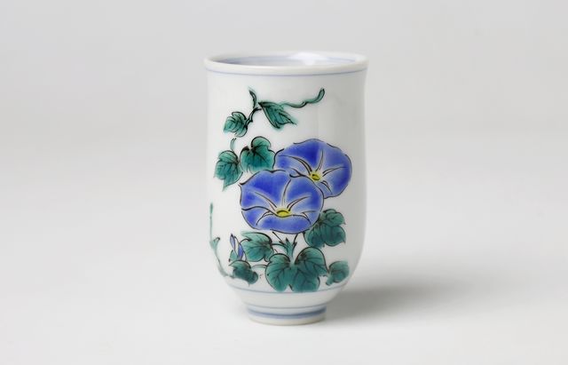 池島直人 31　色絵高杯 朝顔