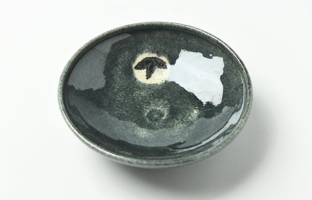 杉本太郎 5 5寸鉢竹丸緑