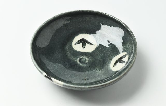 杉本太郎 7 6寸鉢竹丸緑