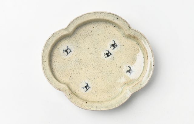 杉本太郎 10 木瓜鉢鳥丸白