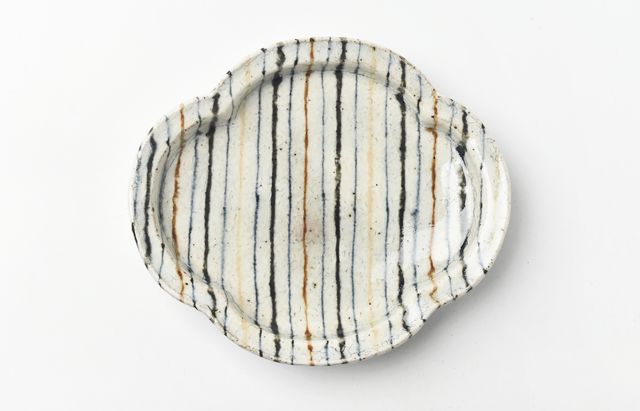 杉本太郎 11 木瓜鉢三色縞