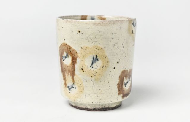 杉本太郎 39 カフェオレ筒色花