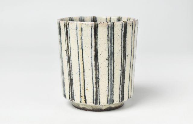 杉本太郎 40 カフェオレ筒縞