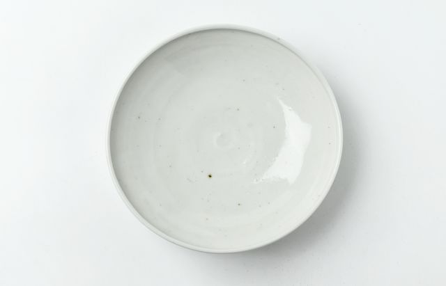 杉本太郎 64 白磁6寸皿