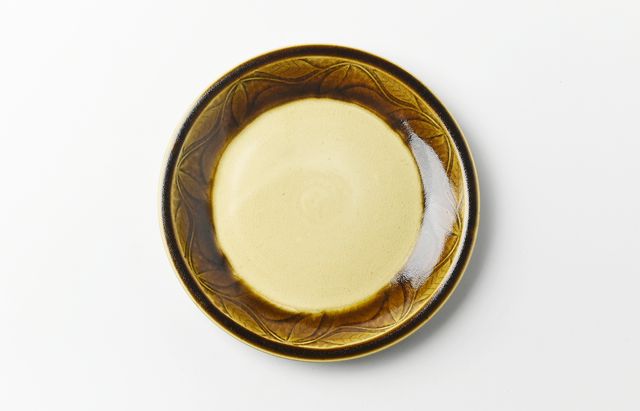 増渕篤宥 21　草紋掛分けディーププレート（6号）