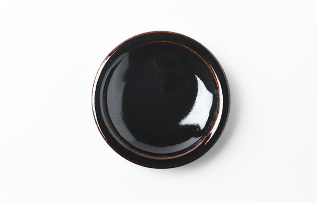 城進 54　アメ釉小皿