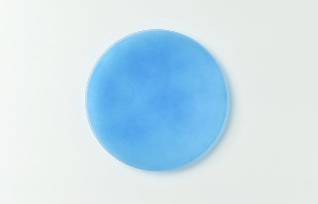 d.Tam 中村孝子/桃子 14B　colors丸皿 青系 フロスト