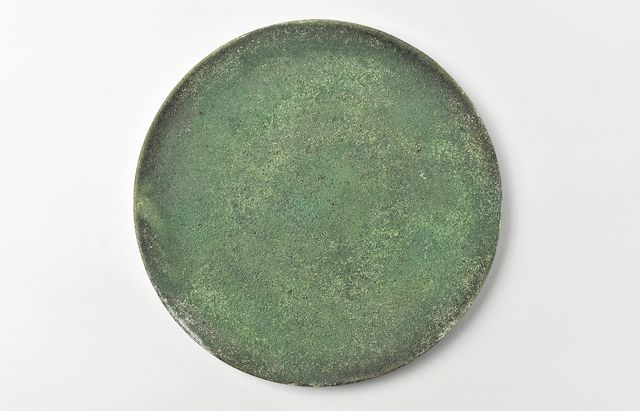 野口悦士 241 緑青台皿