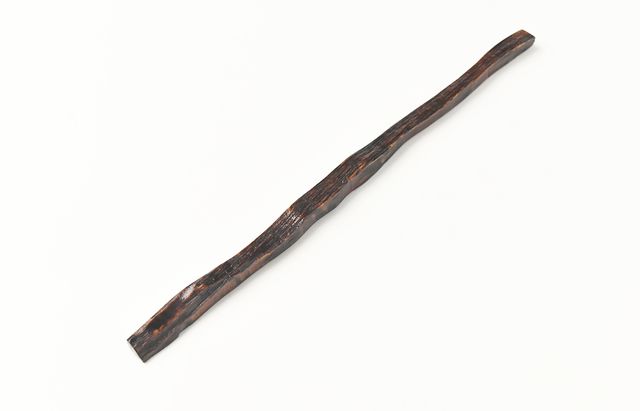土井宏友 4A ヘギ目マドラー 拭漆 ケヤキ 23.5cm
