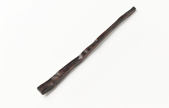 土井宏友 4B ヘギ目マドラー 拭漆 ケヤキ 23.5cm