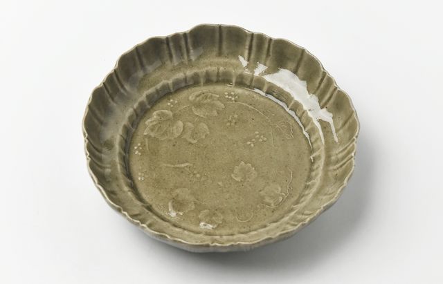 日高伸治 6A 菓子鉢 青磁