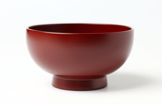 ふじい製作所 54 丸椀 大 上塗り 赤