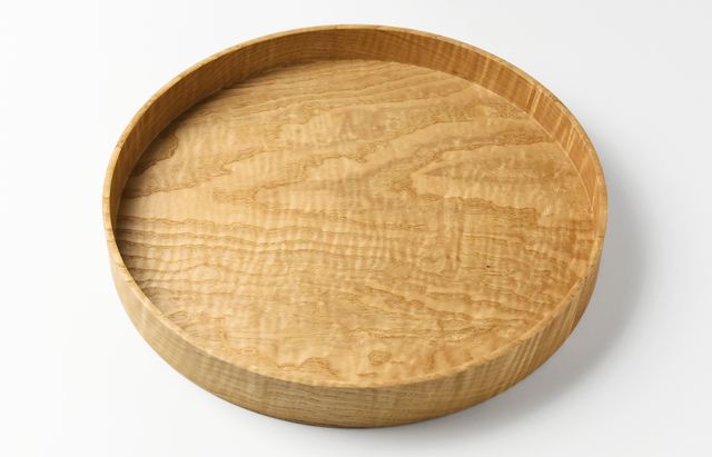 ふじい製作所 9　栗の盆 ちぢみ杢 305/38