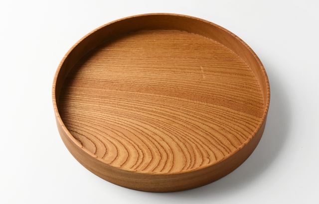 ふじい製作所 13　欅の盆 300/40