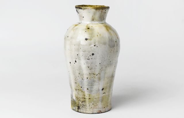 山田隆太郎 53　粉引立花器小