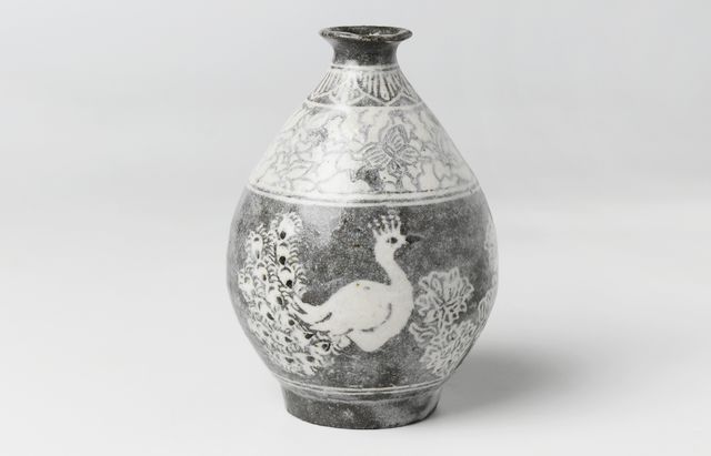 土本訓寛・土本久美子 34B 象嵌彫三島徳利