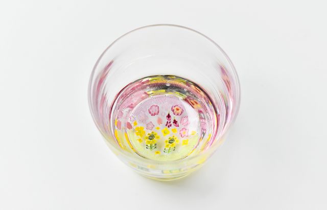 三留舞 8 桜と菜の花 ぐいのみ