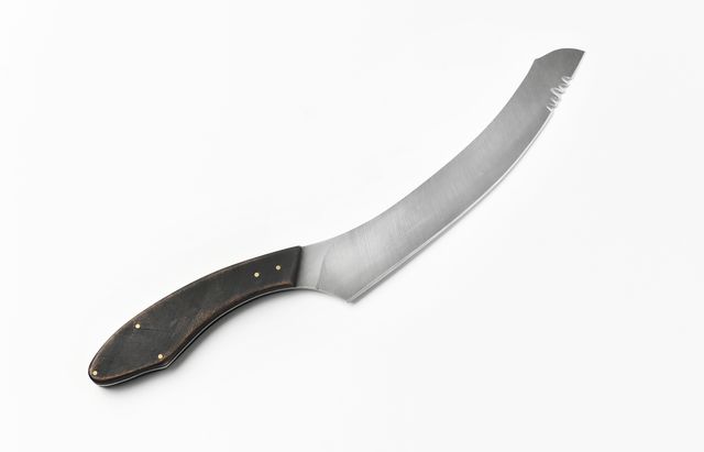 平林秀幸 2 パン切ナイフ さくら（鉄媒染）