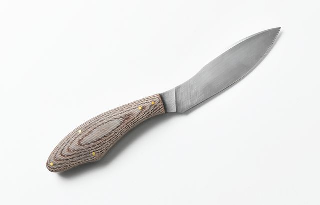平林秀幸 6A　Wanderer’s knife キャンバス・レジン・真鍮