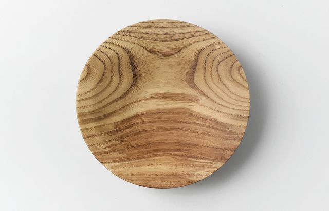 iiDA Woodturning 7A　皿 ネムノキ/ウレタン（飯田康恵）