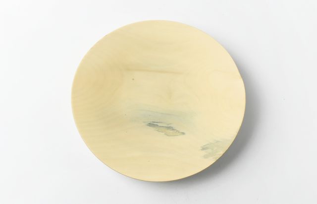 iiDA Woodturning 7J　皿 モチノキ/ウレタン（飯田康恵）