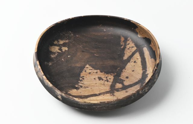 iiDA Woodturning 9D　皿 さくら（鉄灰媒染）/ウレタン（飯田康恵）