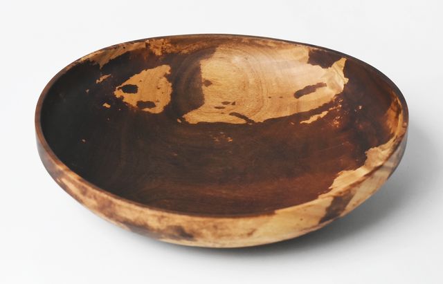 iiDA Woodturning 16B　サラダボウル さくら（灰媒染）/ウレタン（飯田慎一）