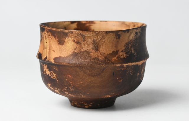 iiDA Woodturning 1AP　椀 さくら（灰媒染）/ウレタン（飯田康恵）