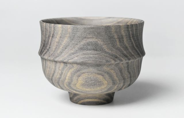 iiDA Woodturning 1AW　椀 アカメガシワ（鉄媒染）/ウレタン（飯田康恵）