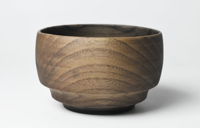 iiDA Woodturning 3G　椀 アブラギリ（鉄媒染）/ウレタン（飯田康恵）